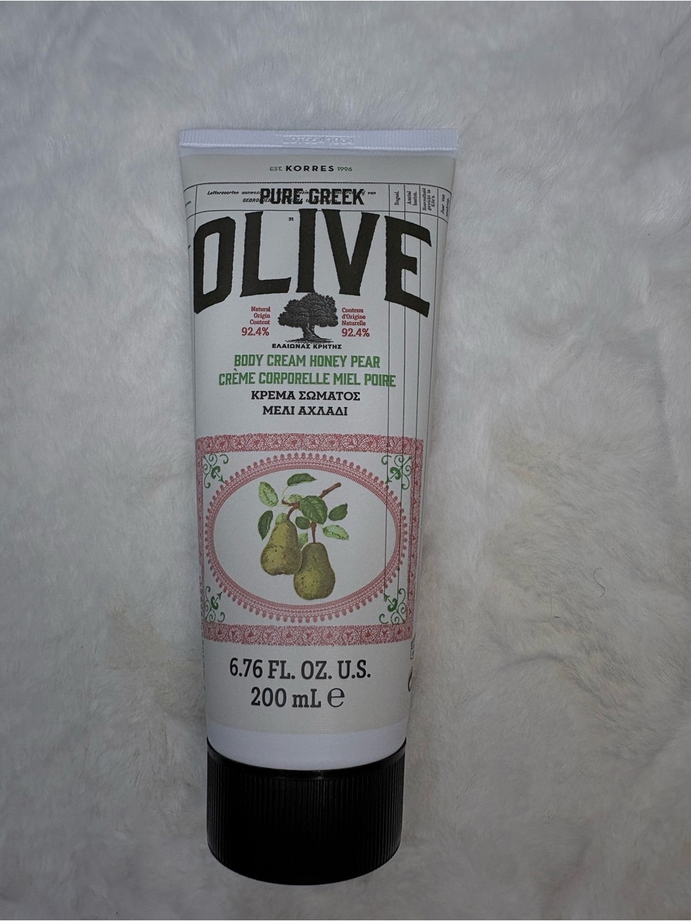 Korres Pure Greek Olive Honey Pear Body Cream